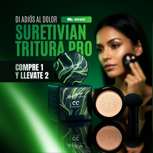 Moisture Base Cushion – Acabado natural, cobertura uniforme y piel fresca todos los días | Compra 1 y llévate 2 GRATIS🎁