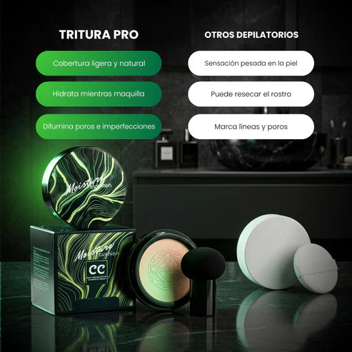 Moisture Base Cushion – Acabado natural, cobertura uniforme y piel fresca todos los días | Compra 1 y llévate 2 GRATIS🎁